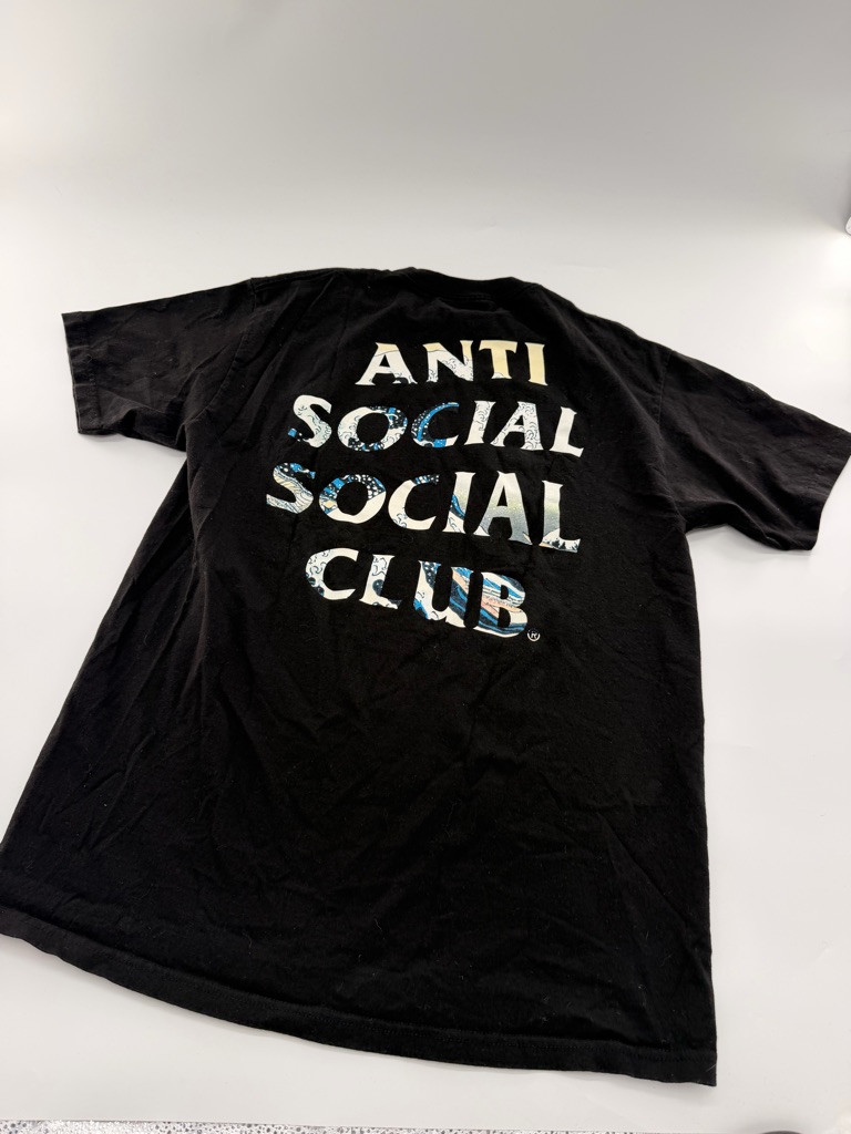 Anti Social Social Club Black T Shirt Men’s Large Short Sleeve